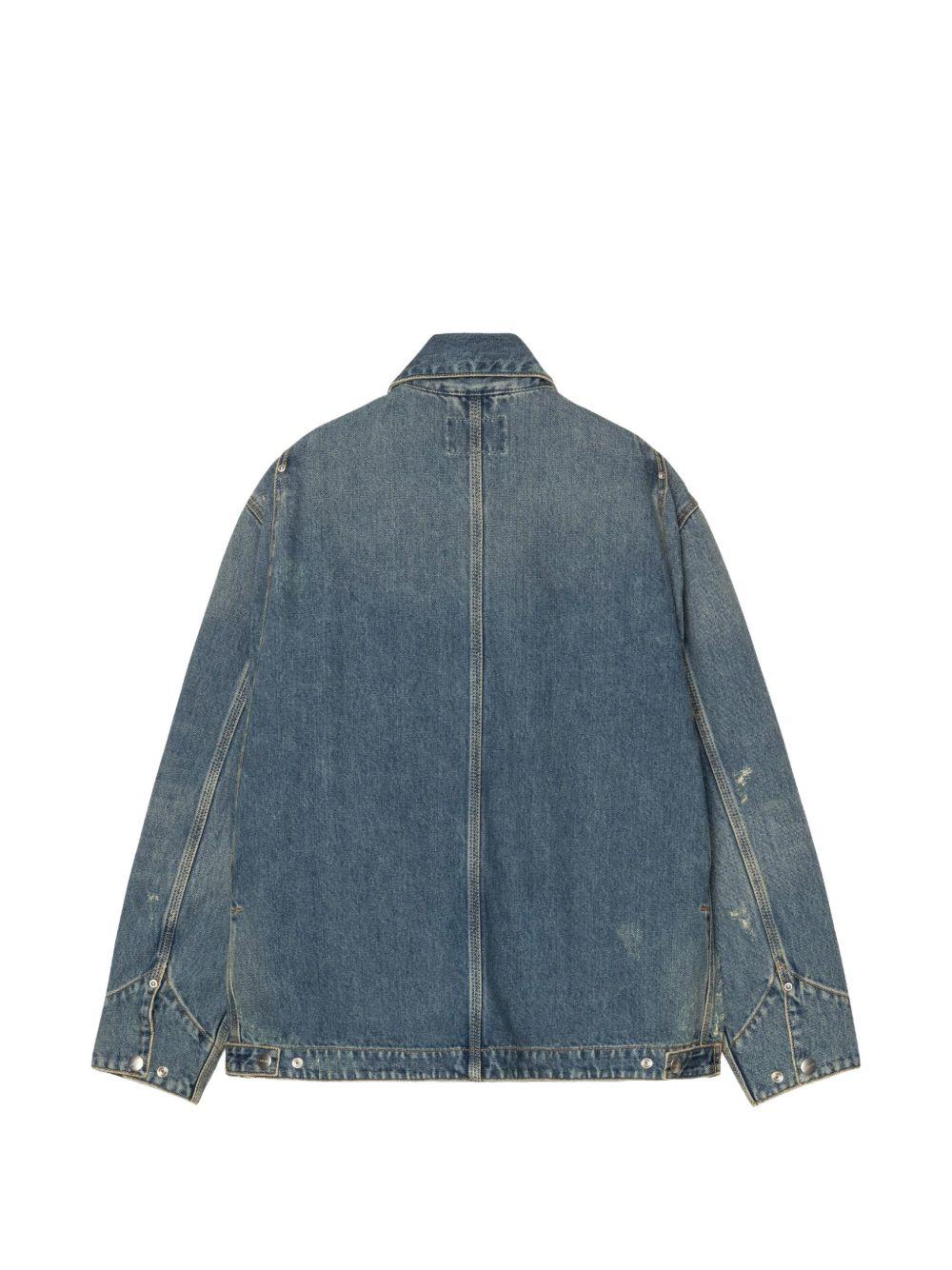 CARHARTT WIP Giacca in denim con tasche e logo