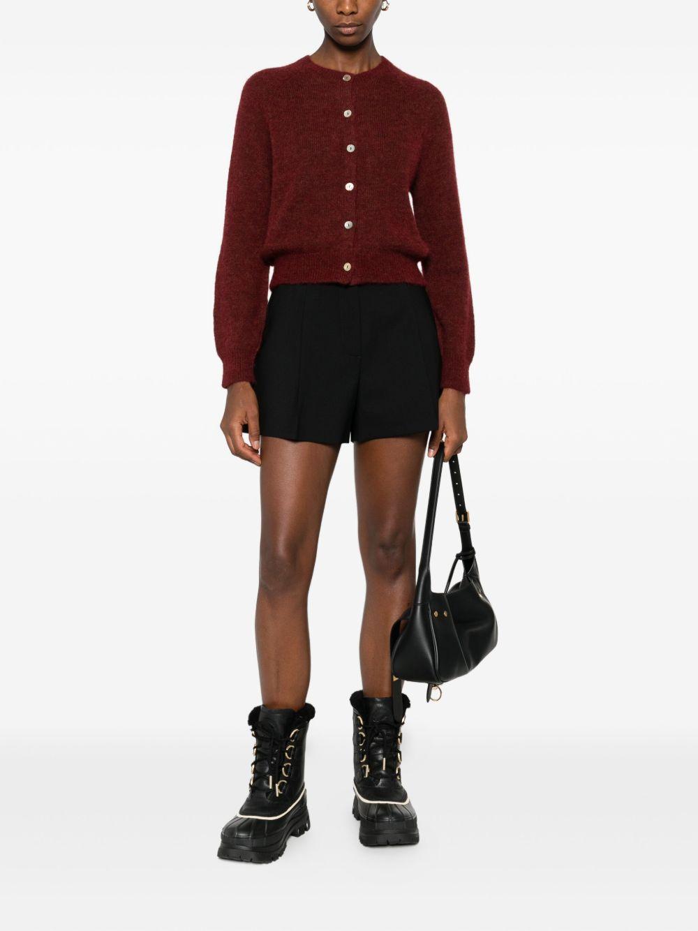 MSGM Shorts con pieghe e rifiniture in raso