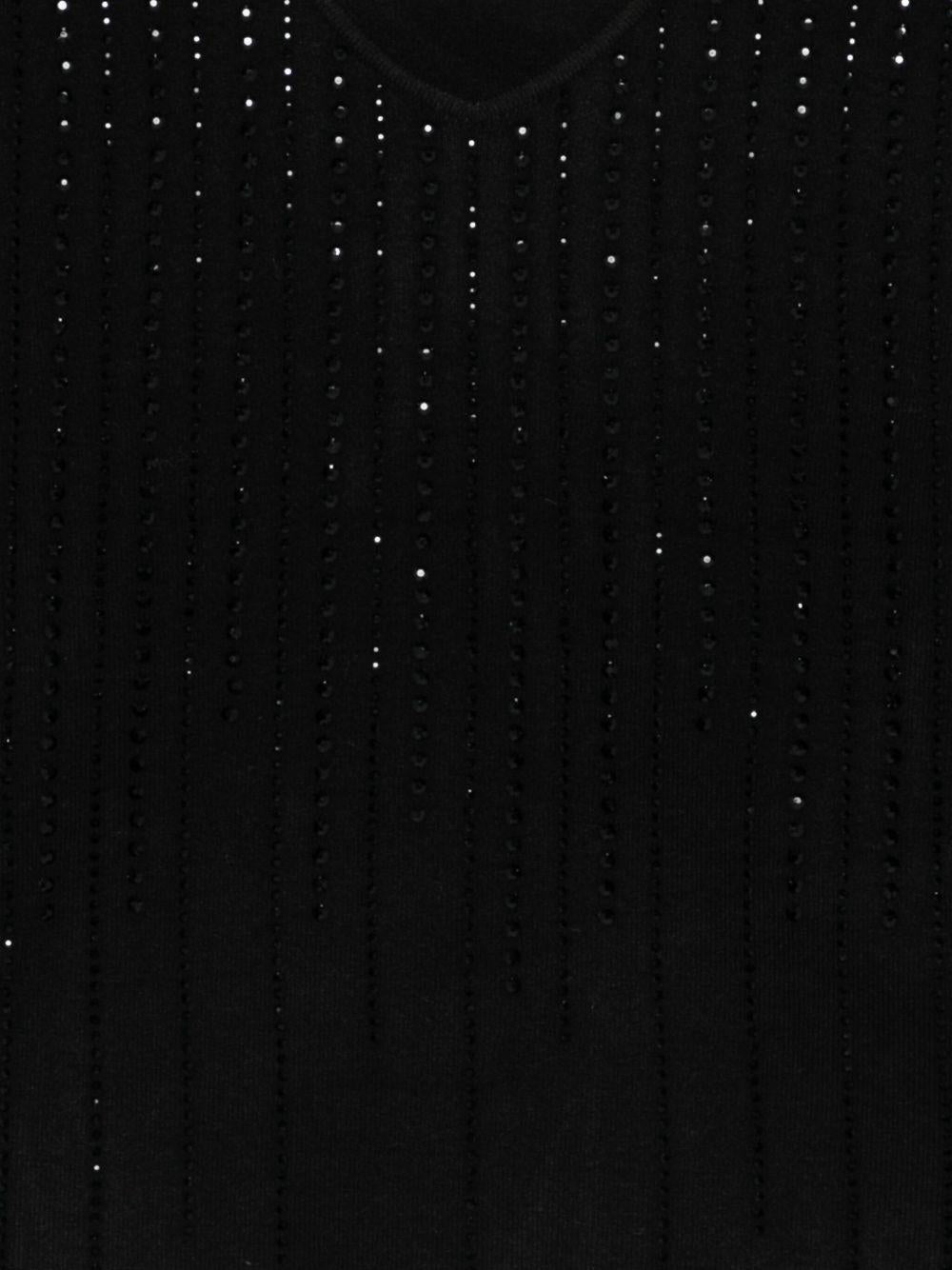 SEVENTY Maglia scollo a V impreziosita da borchiette