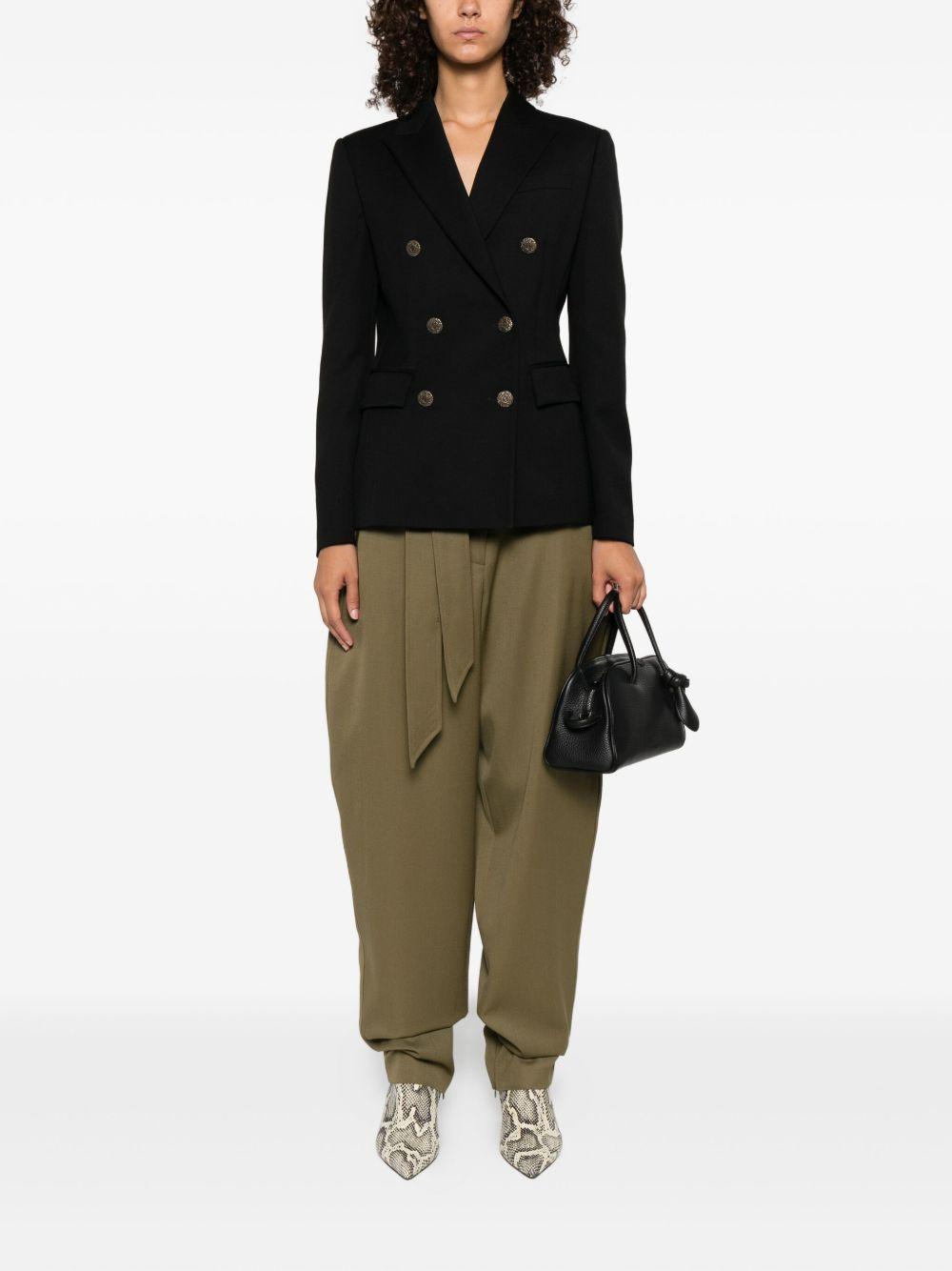 DONDUP Blazer doppiopetto nero