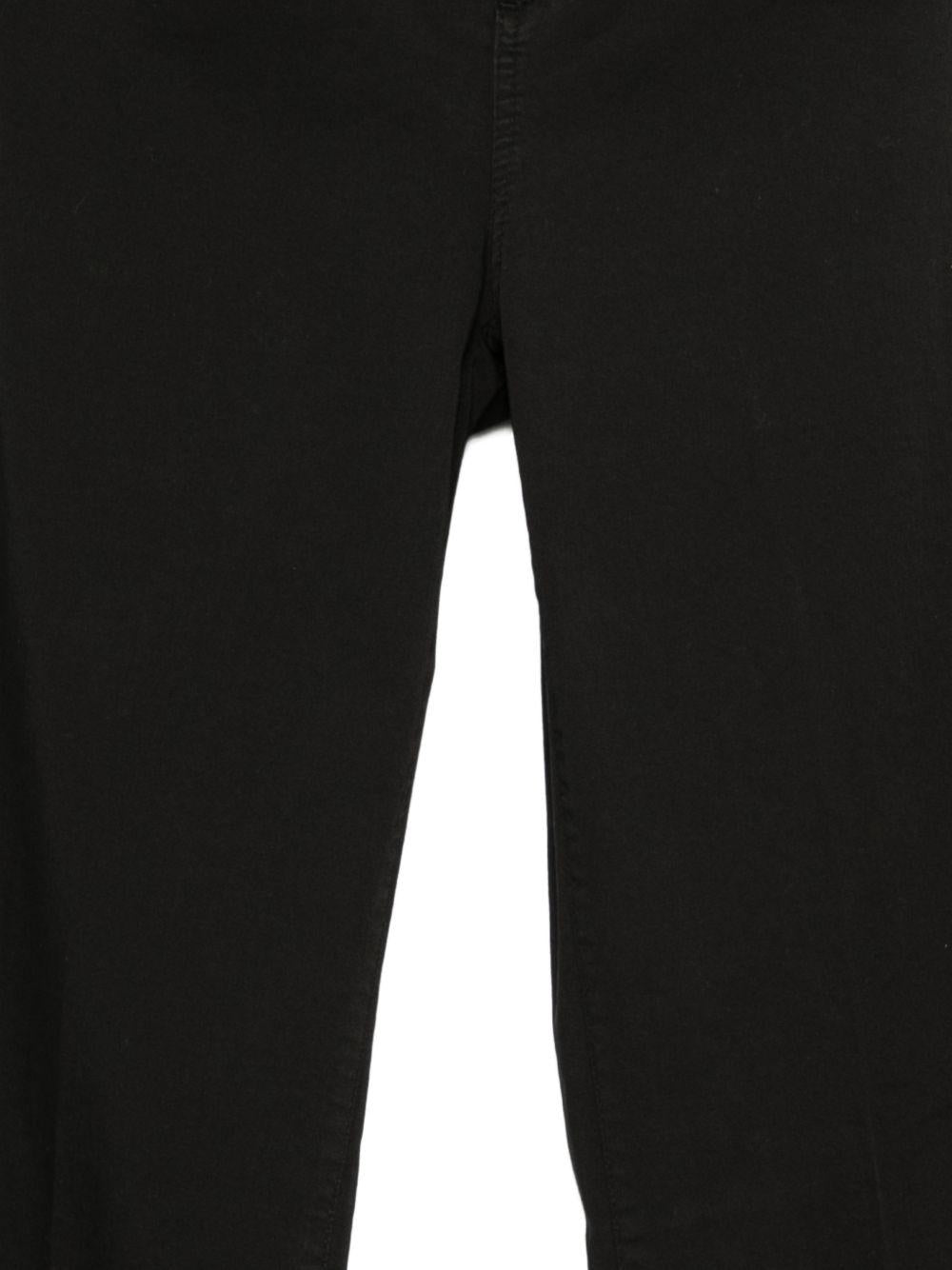 LIUJO Jeans neri a vita alta con cinturina