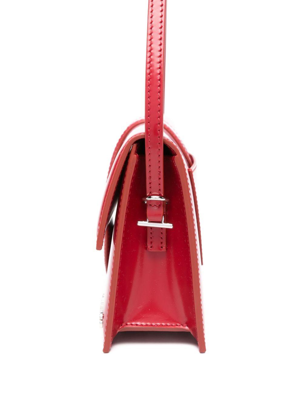 JACQUEMUS Borsa 'Le Bambino Long' in pelle rossa