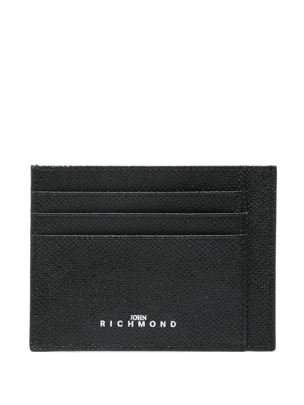 JOHN RICHMOND Portafoglio nero di pelle