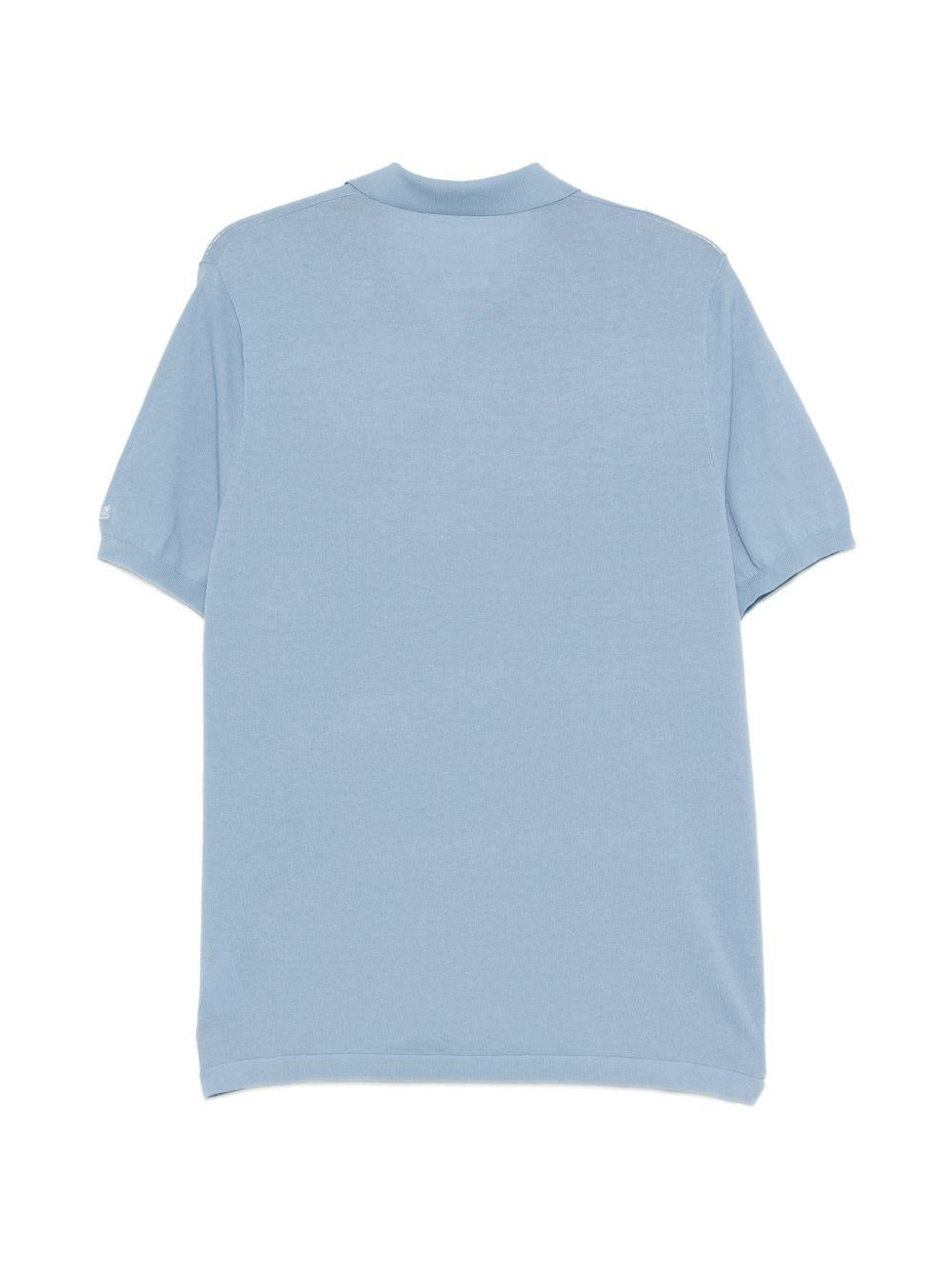 MC2 SAINT BARTH Polo Sloan in cotone azzurro