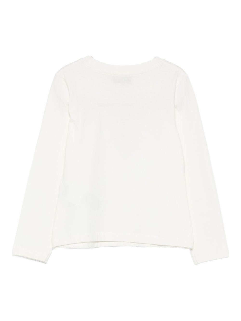 MOSCHINO T-shirt a maniche lunghe con stampa