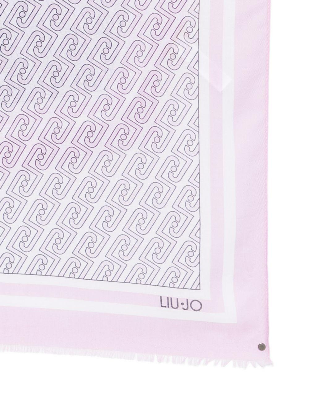 LIUJO Foulard con bordo rosa