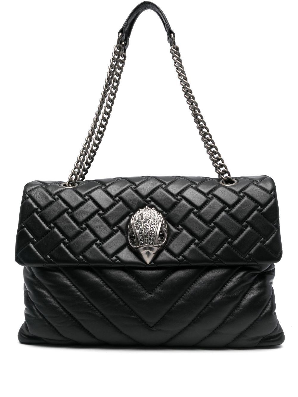 KURT GEIGER Borsa a spalla Kensington in pelle nera