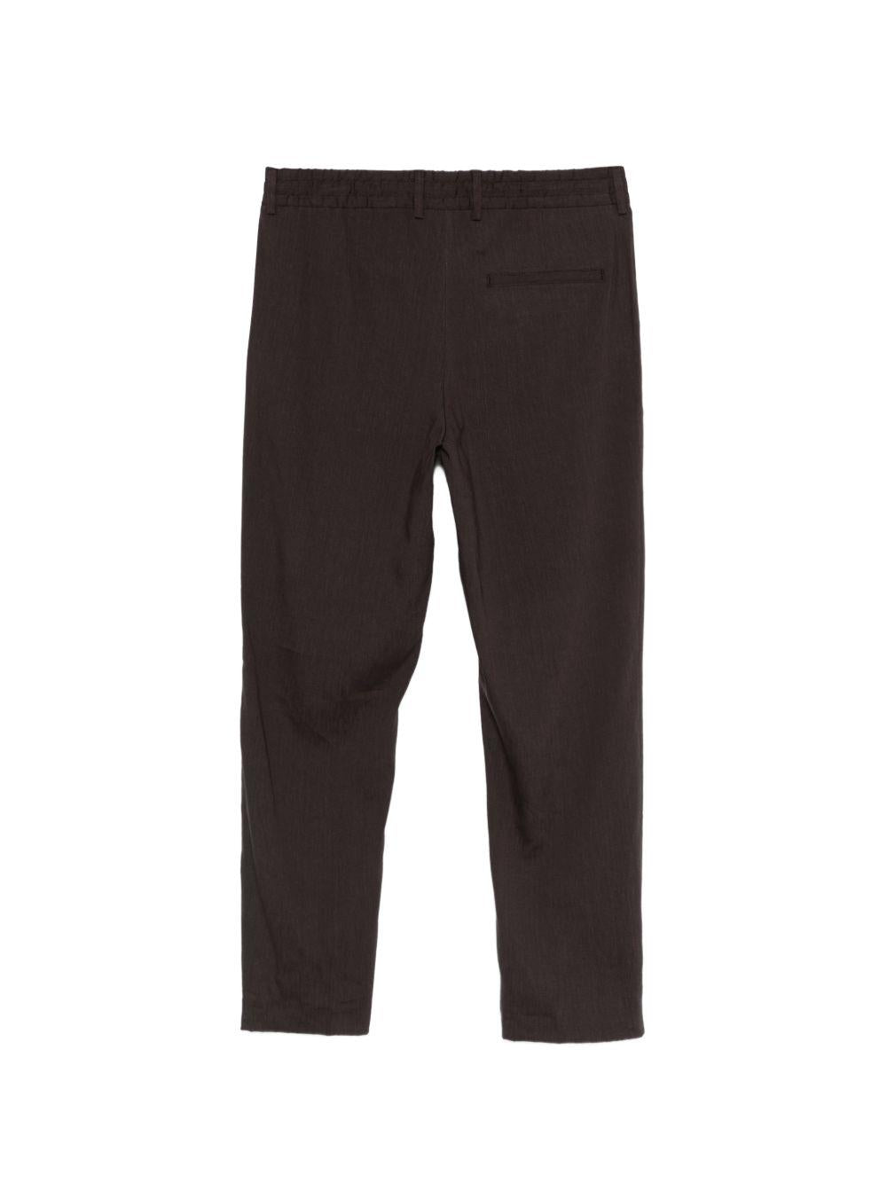 BOSS Pantaloni Perin Marroni con coulisse in vita