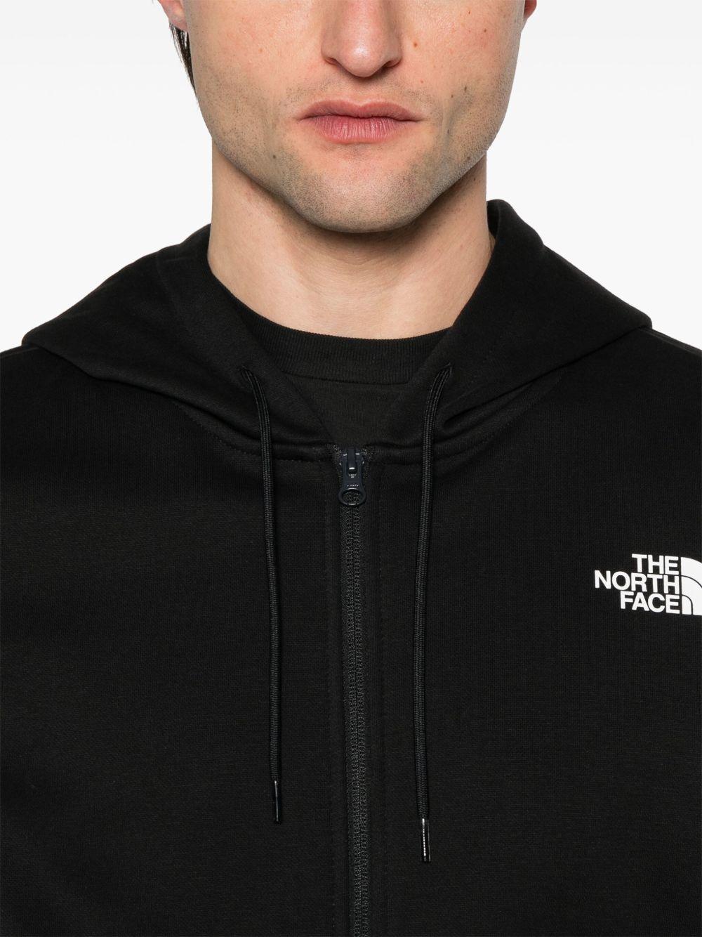 THE NORTH FACE Felpa nera con cappuccio
