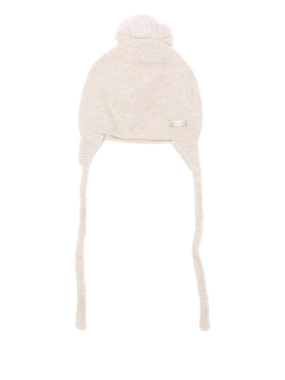 LARANJINHA Berretto con pompon e paraorecchie
