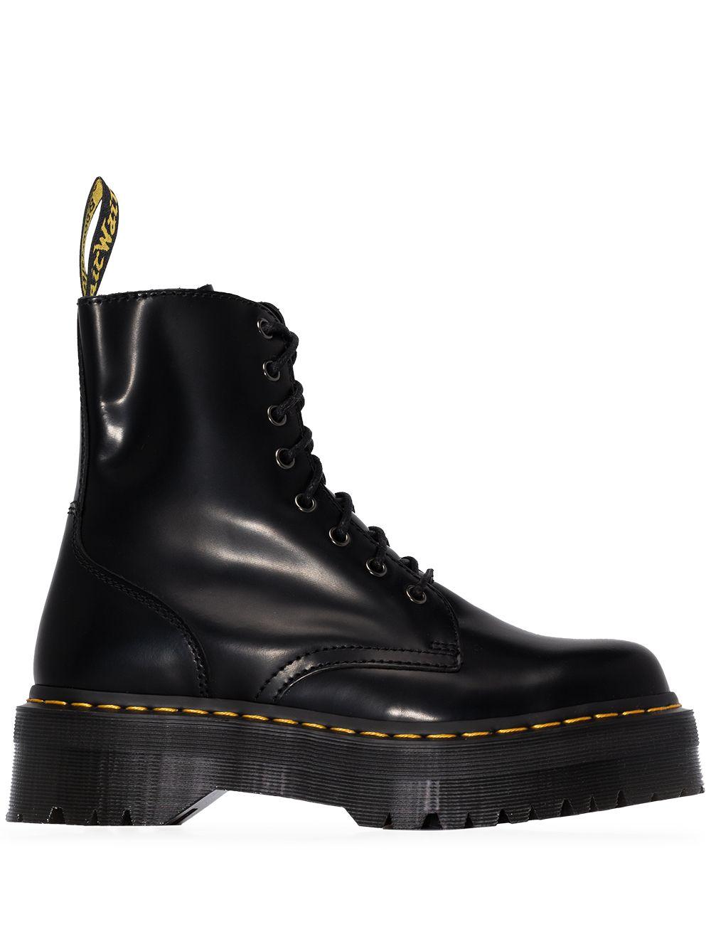 DR MARTENS Anfibi 'Jadon' stringati in pelle nera