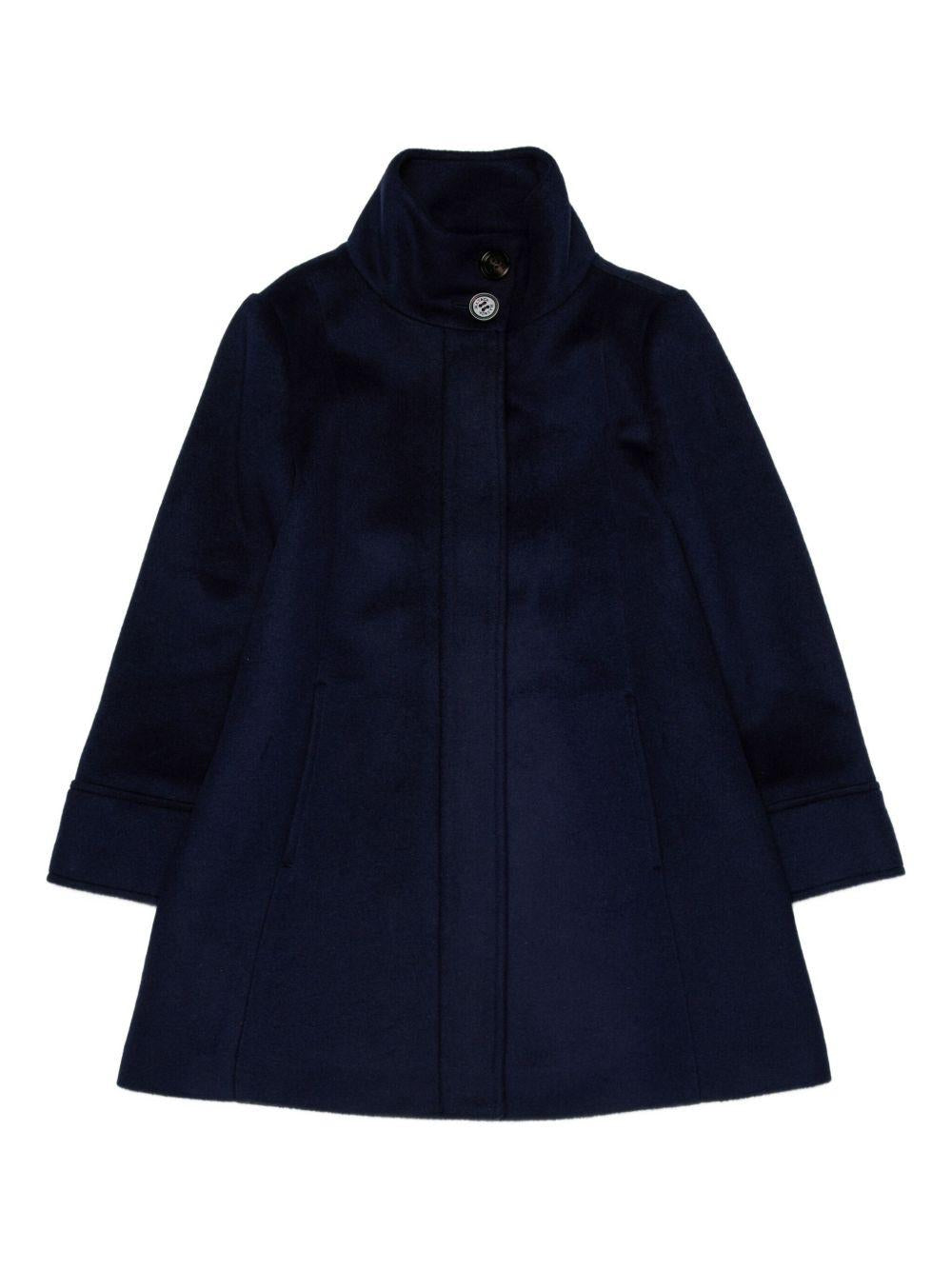MAX e CO Cappotto con zip blu