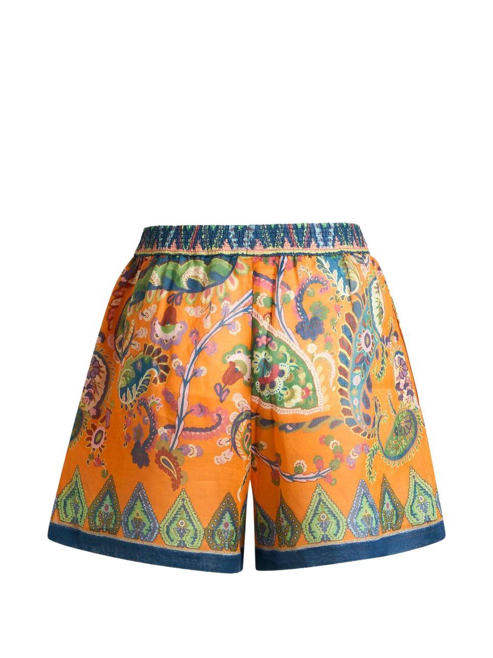 ETRO Pantaloncini con stampa colorata