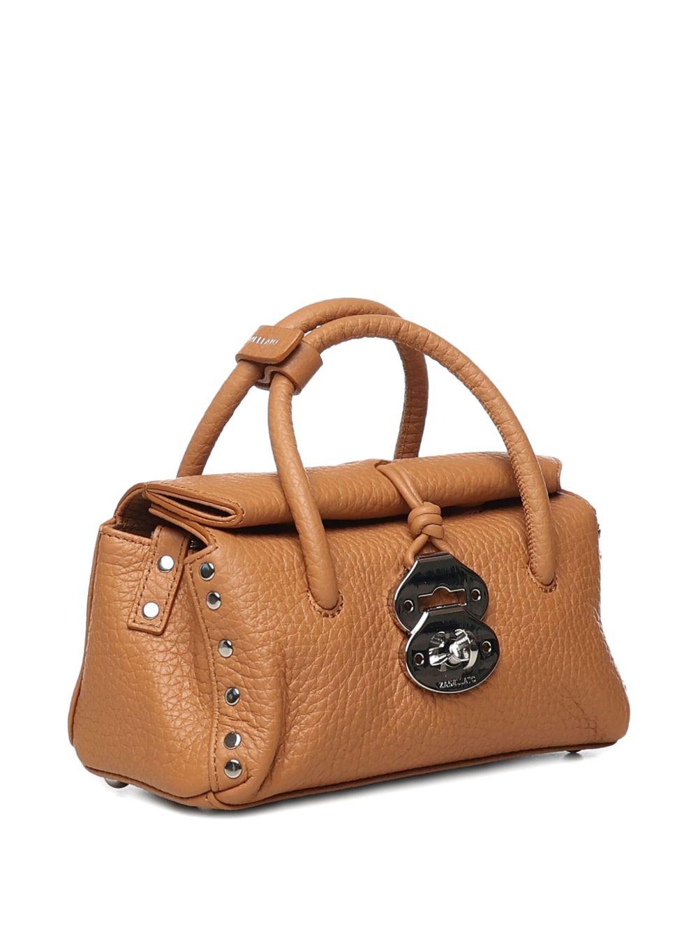ZANELLATO Borsa tote Dotta Small in pelle marrone