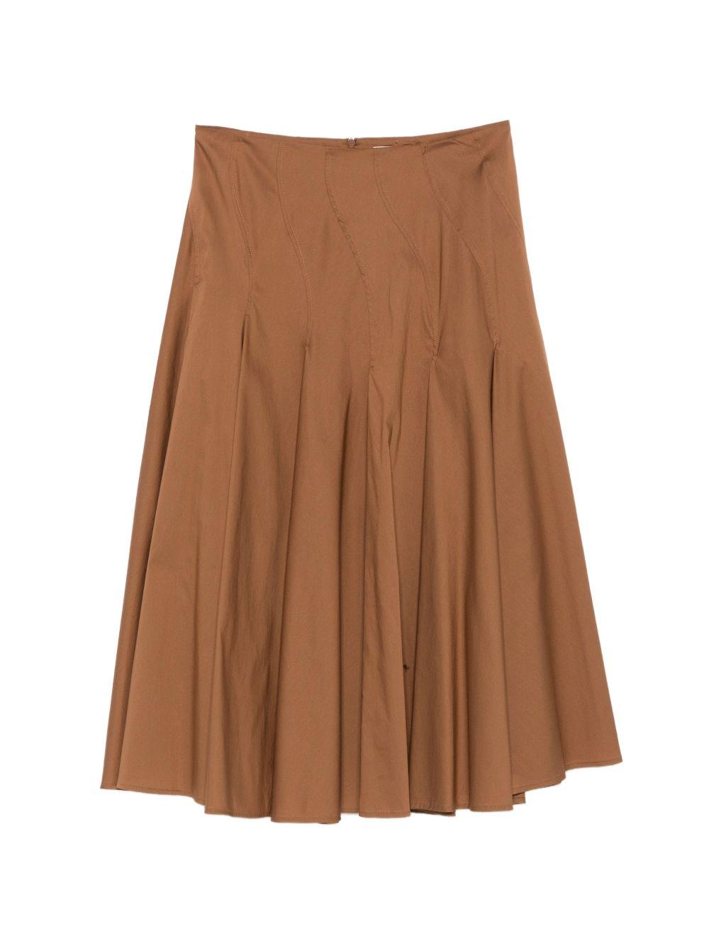SEMICOUTURE Gonna midi Sabella marrone
