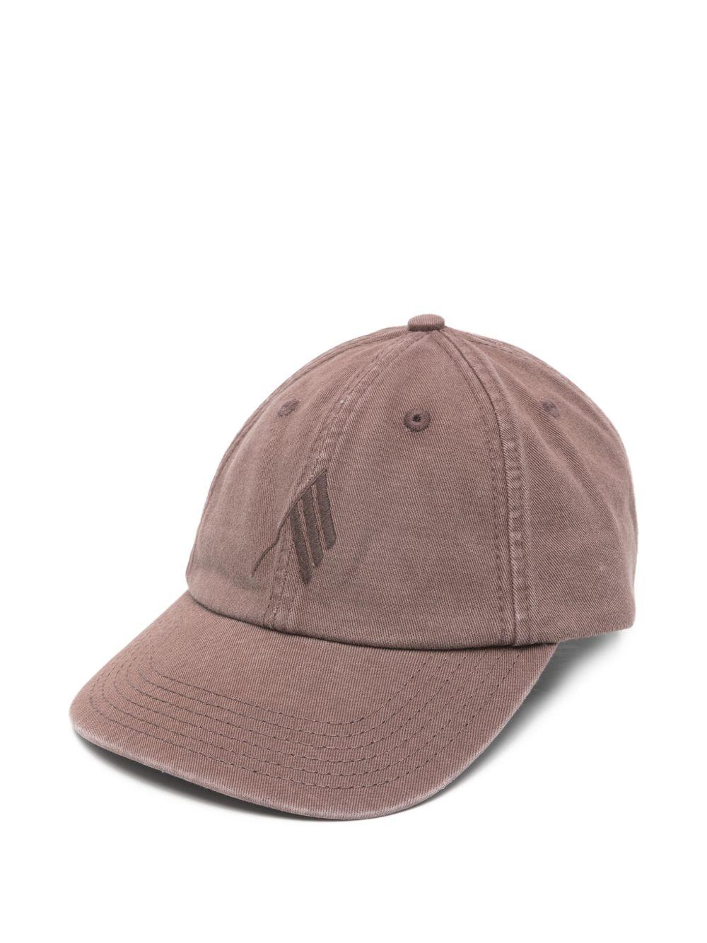 THE ATTICO Cappello baseball in cotone rosa