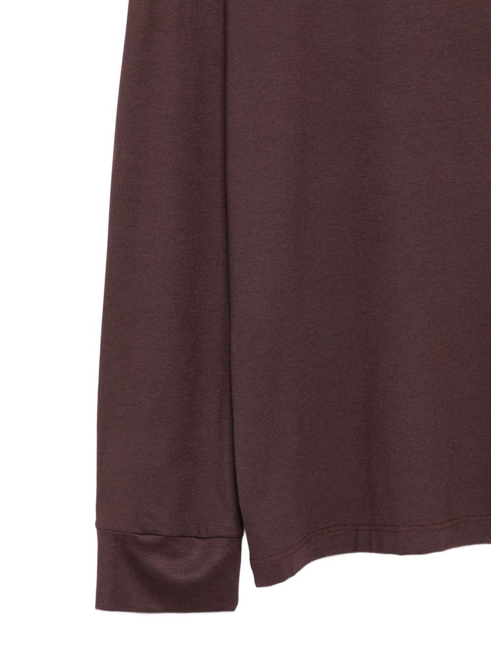 DSQUARED2 Maglietta marrone girocollo in modal