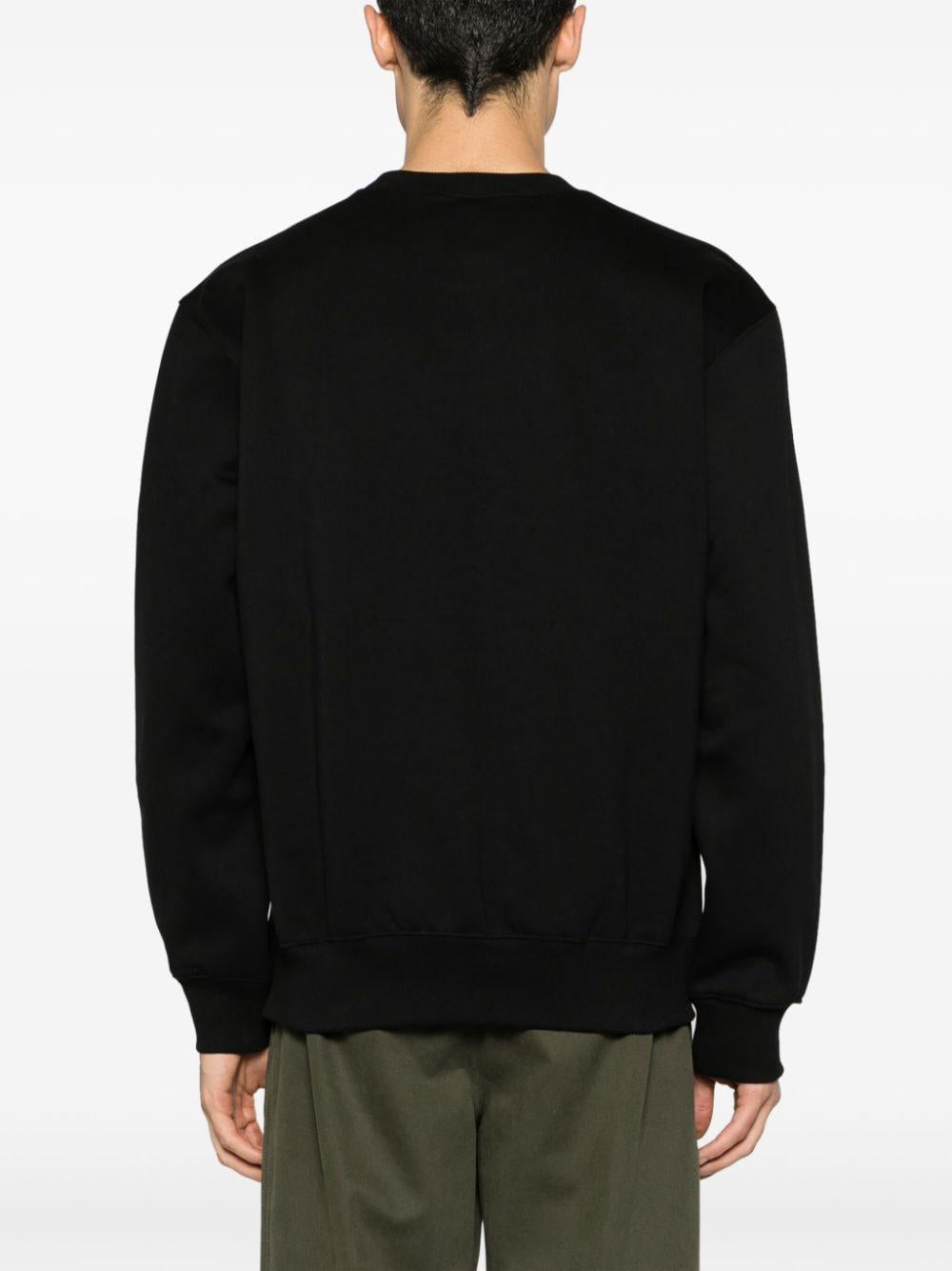 CARHARTT WIP Felpa in cotone con logo ricamato