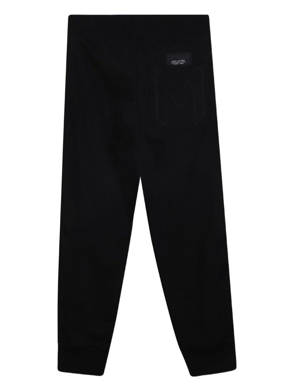 MARC JACOBS Pantaloni sportivi in cotone nero