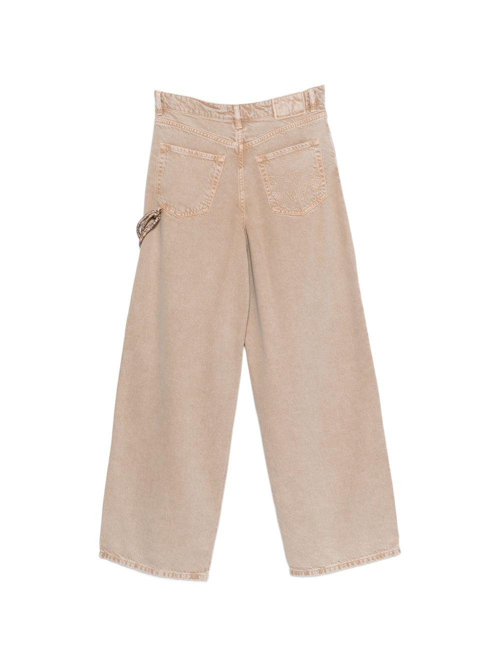PINKO Jeans Lauryn in cotone beige