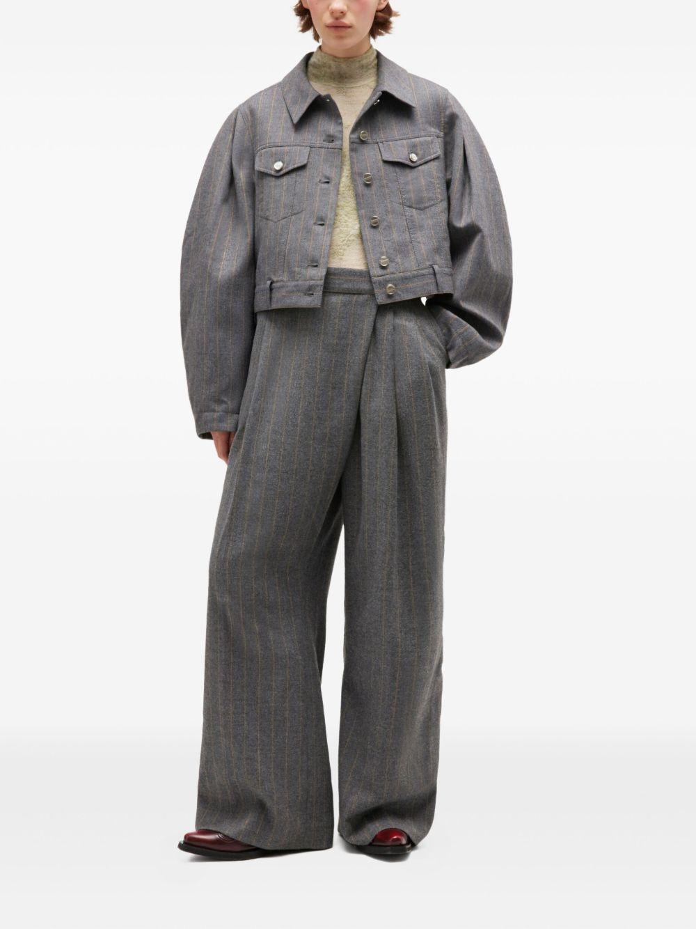 GANNI Giacca gessata