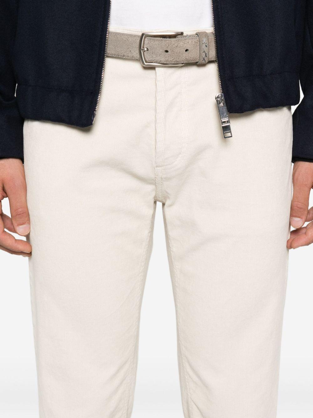 DONDUP Pantaloni in twill di cotone avorio