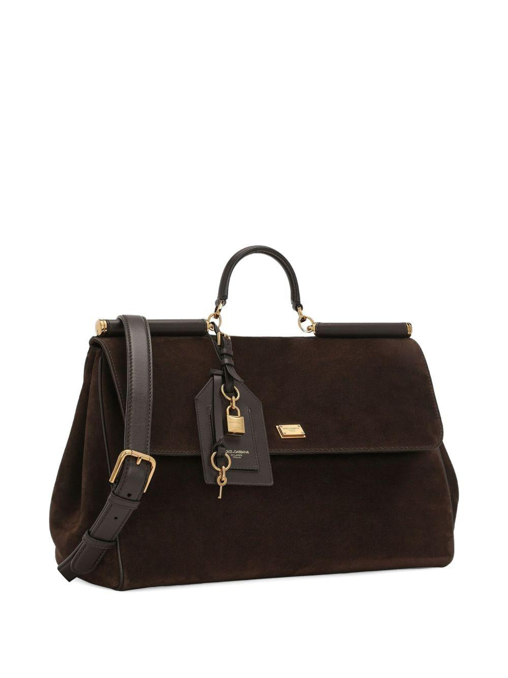 DOLCE e GABBANA Borsa a mano 'Sicily Soft Suede'