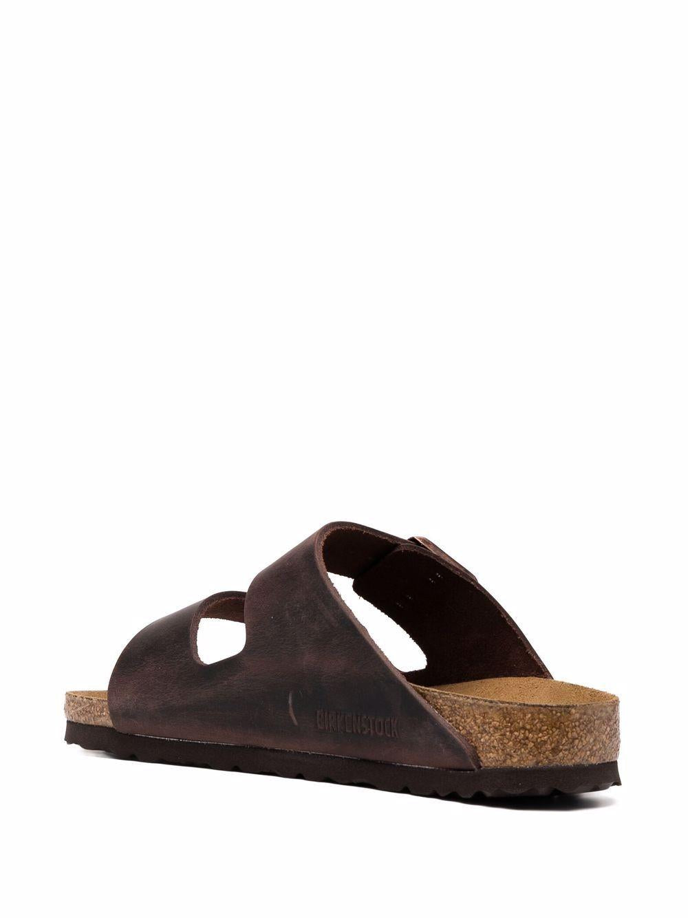 BIRKENSTOCK Ciabatte Arizona in pelle marrone