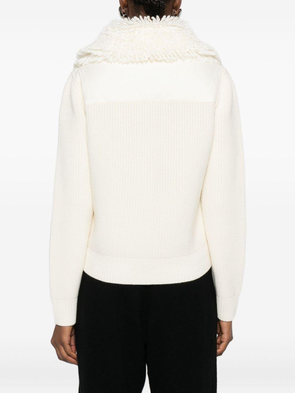 MONCLER GRENOBLE Cardigan con inserti imbottiti