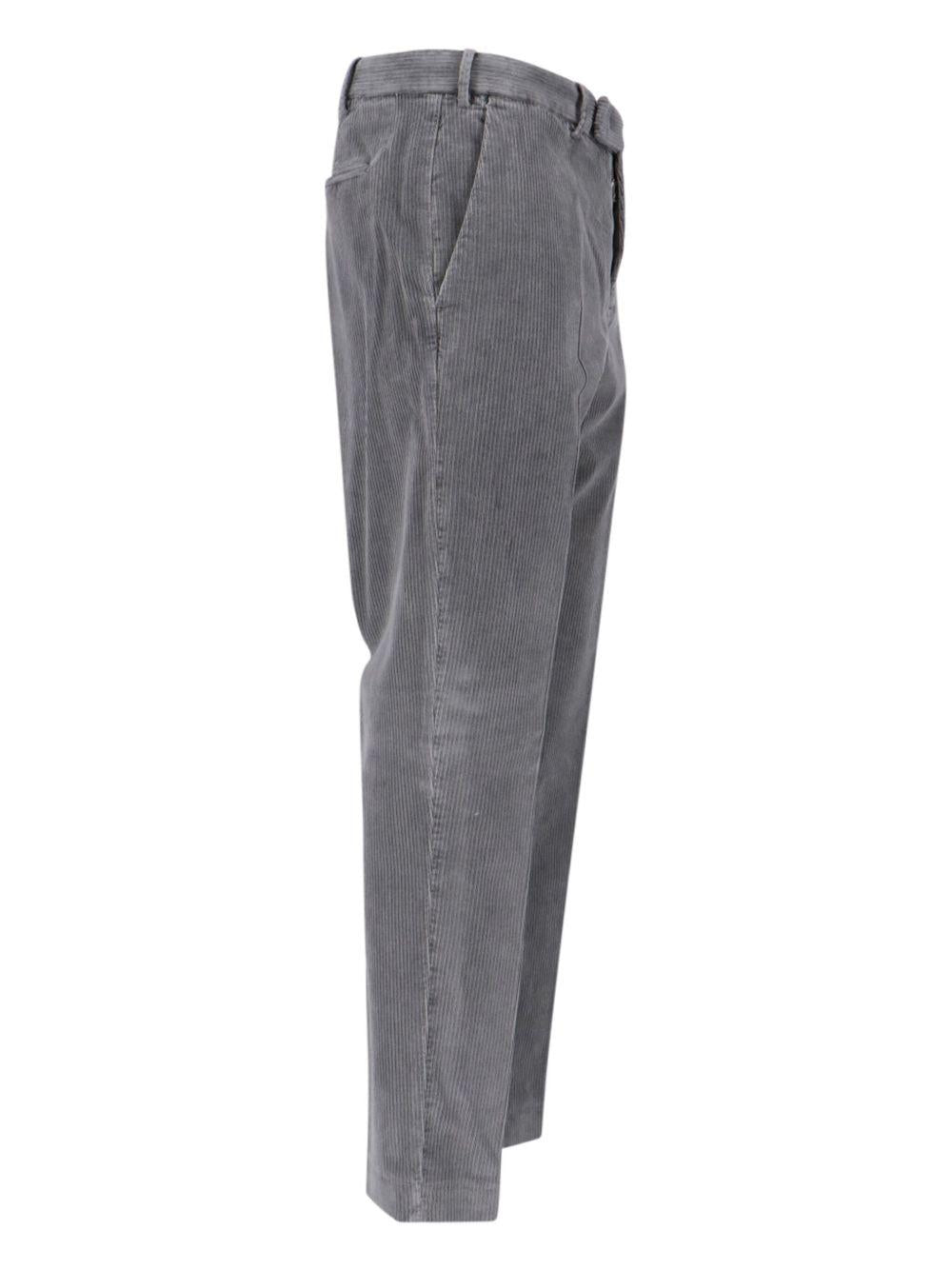 PT TORINO Pantaloni eleganti grigio chiaro