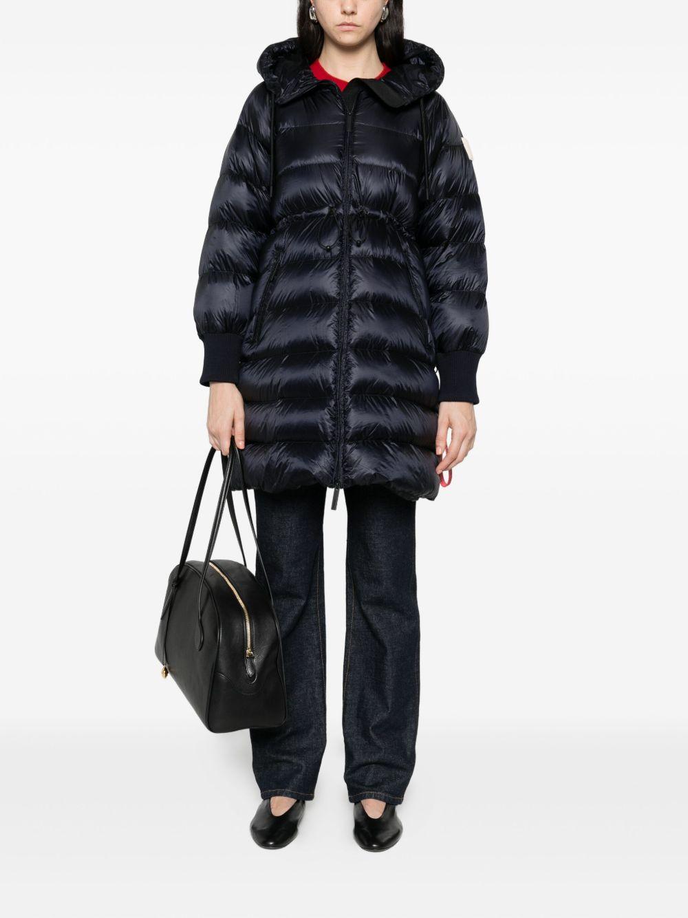 AFTER LABEL Piumino blu navy lungo