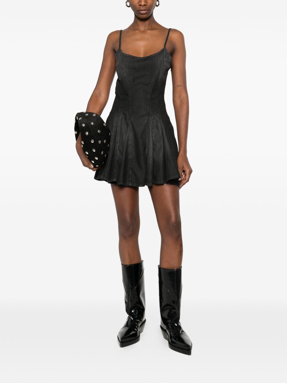 DIESEL Mini abito con gonna a ruota