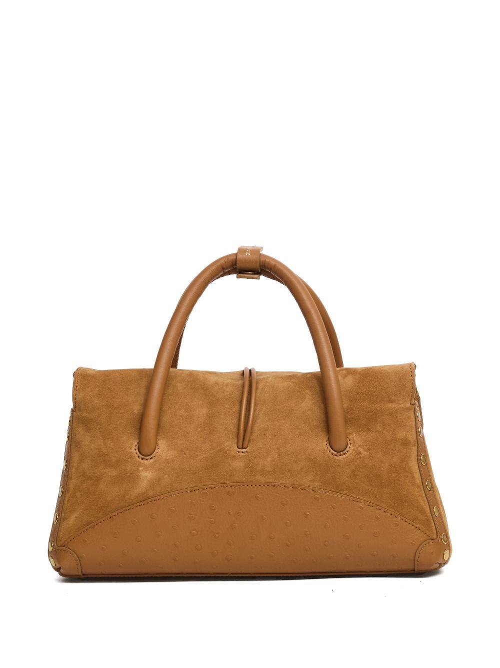 ZANELLATO Borsa tote zashmere & catus small suede