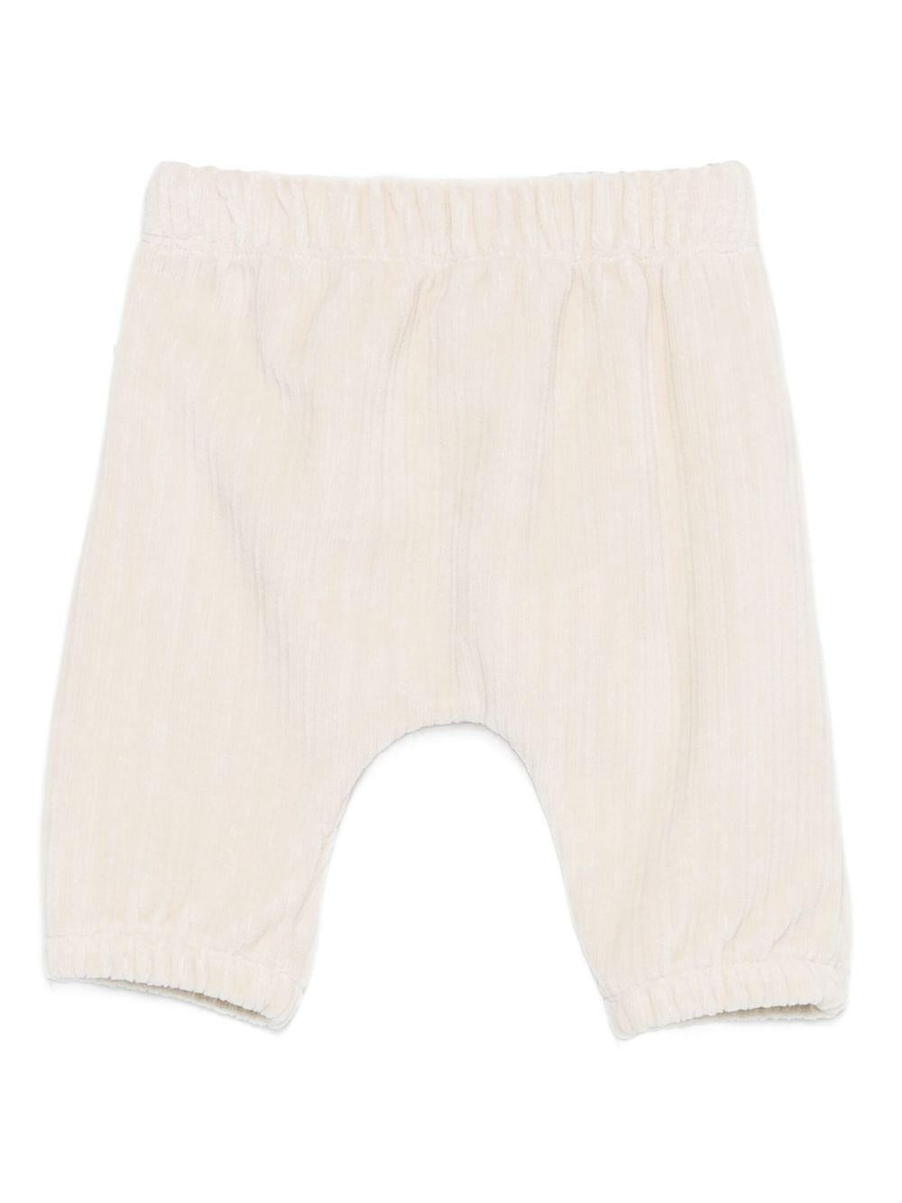LARANJINHA Pantaloni con tasca a coste beige