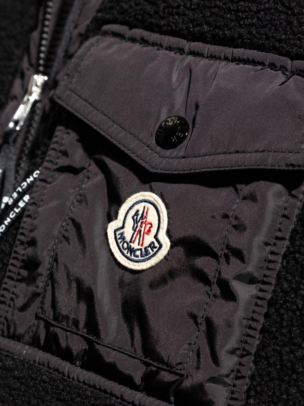MONCLER Felpa con zip e tasca