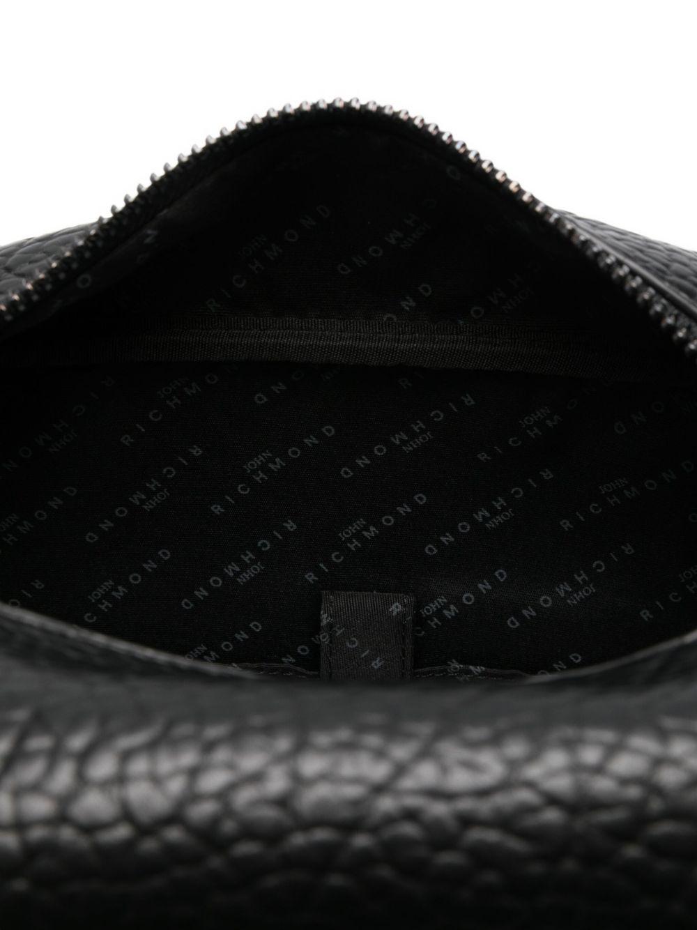JOHN RICHMOND Borsa nera a mano in ecopelle
