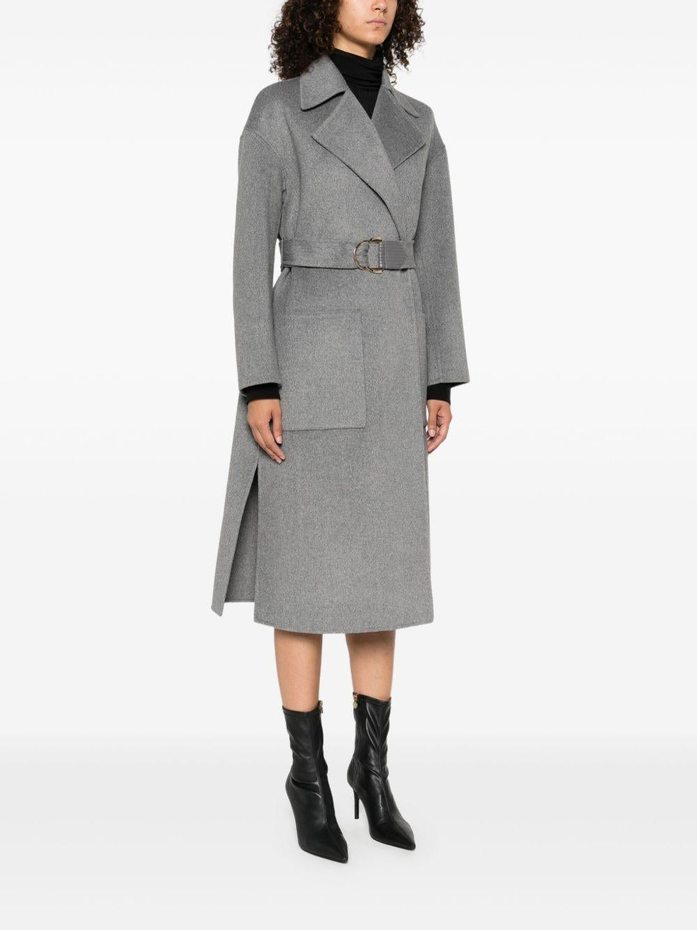 LIUJO Cappotto grigio con tasche