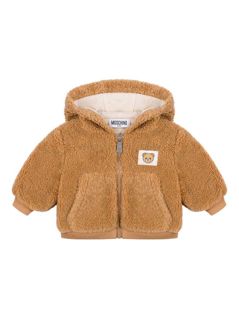 MOSCHINO Giacca teddy con zip