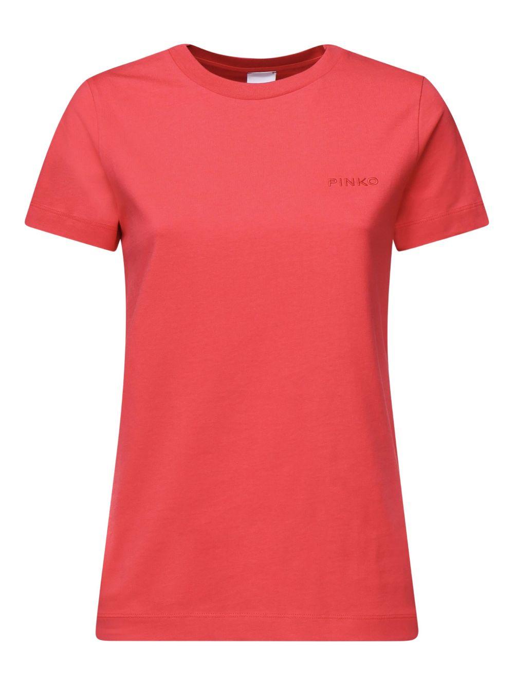 PINKO T-shirt 'Start' in cotone rosso