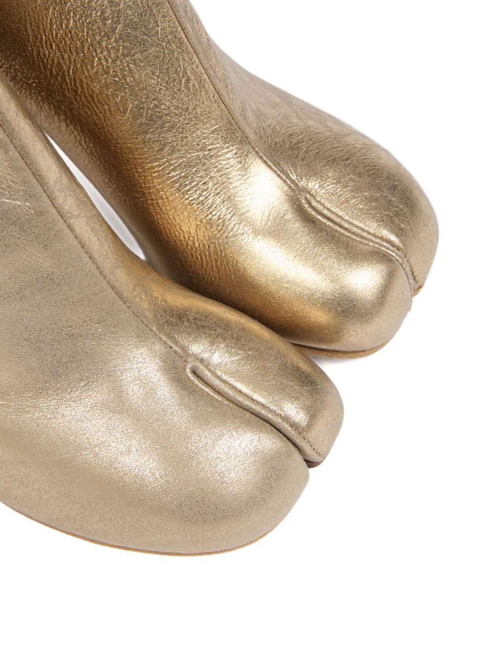 MAISON MARGIELA Stivaletti dorati Tabi