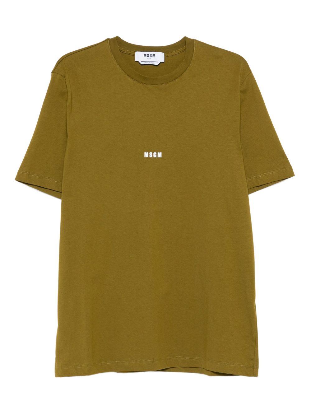 MSGM T-shirt in cotone con logo