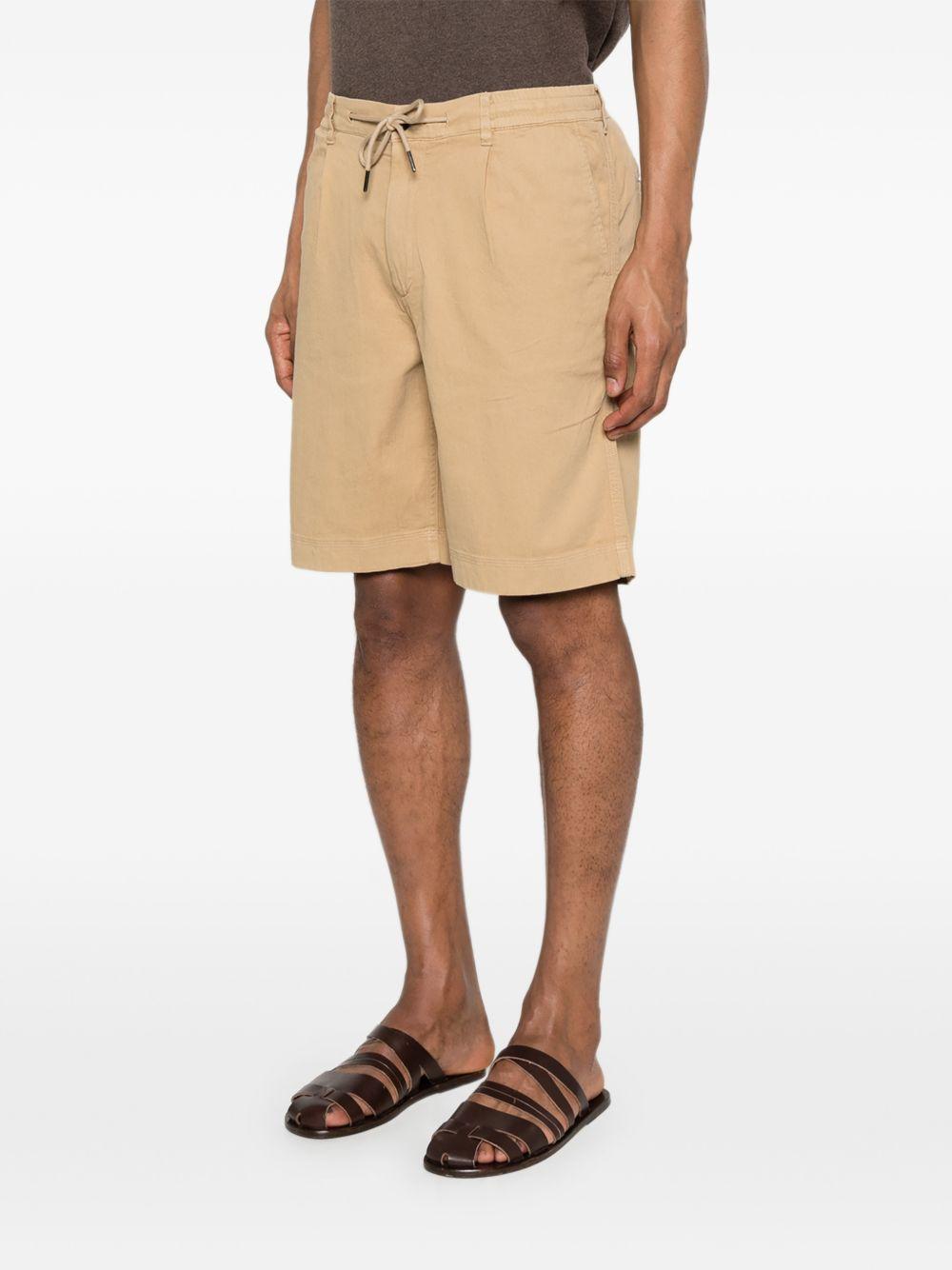 WOOLRICH Shorts in lino misto cotone color cammello