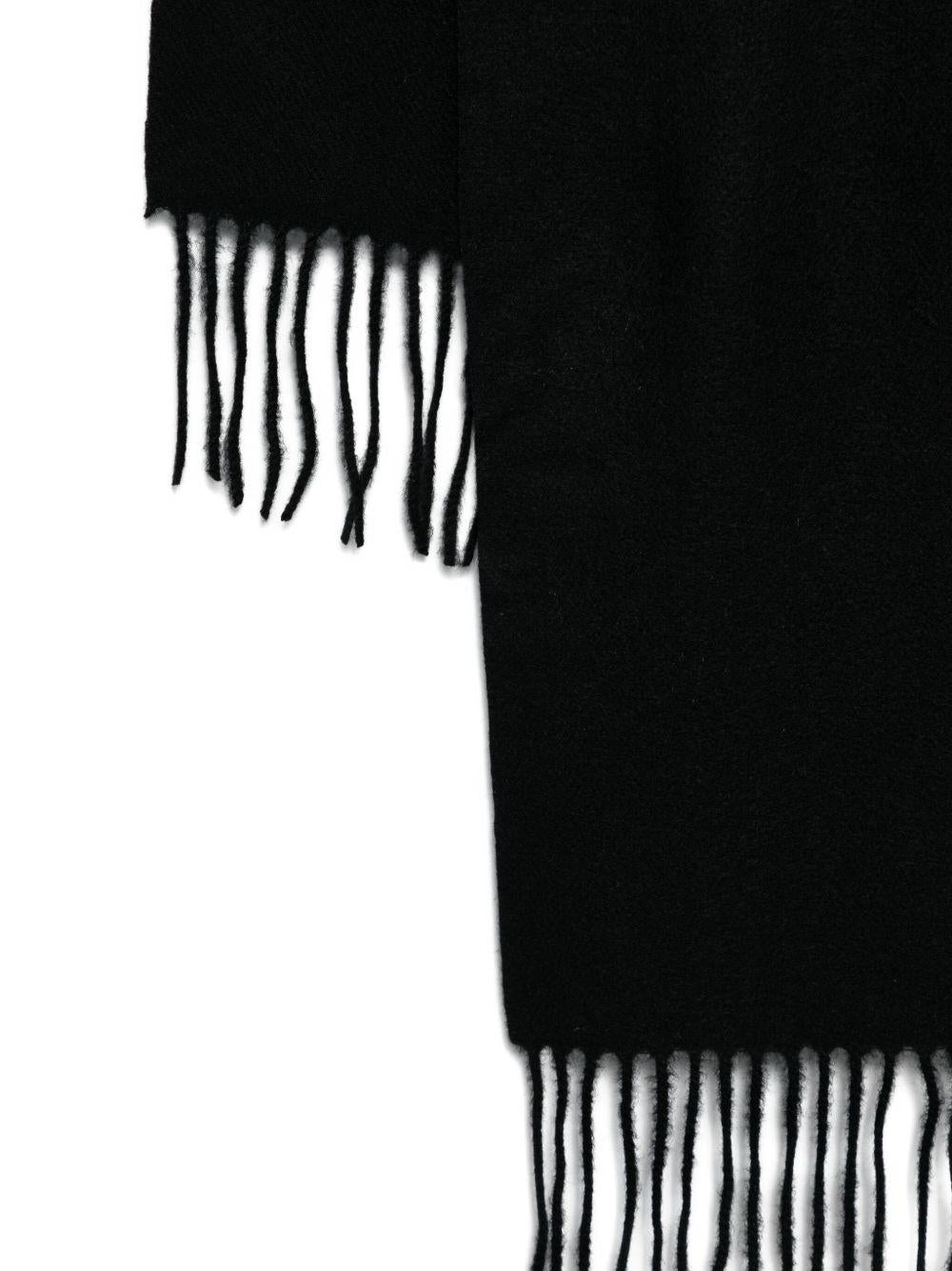 LIUJO Sciarpa con frange nera