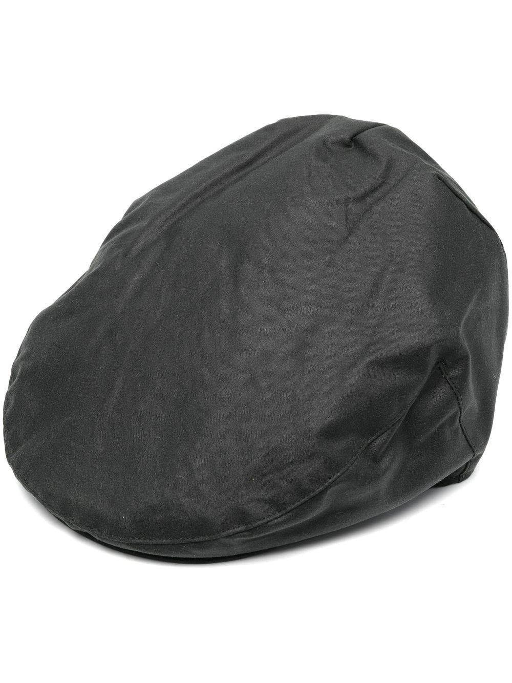 BARBOUR Cappello baker boy cerato verde oliva