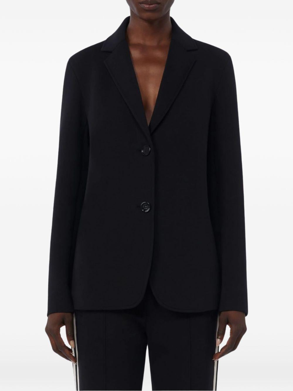 S MAX MARA Giacca monopetto in jersey scuba