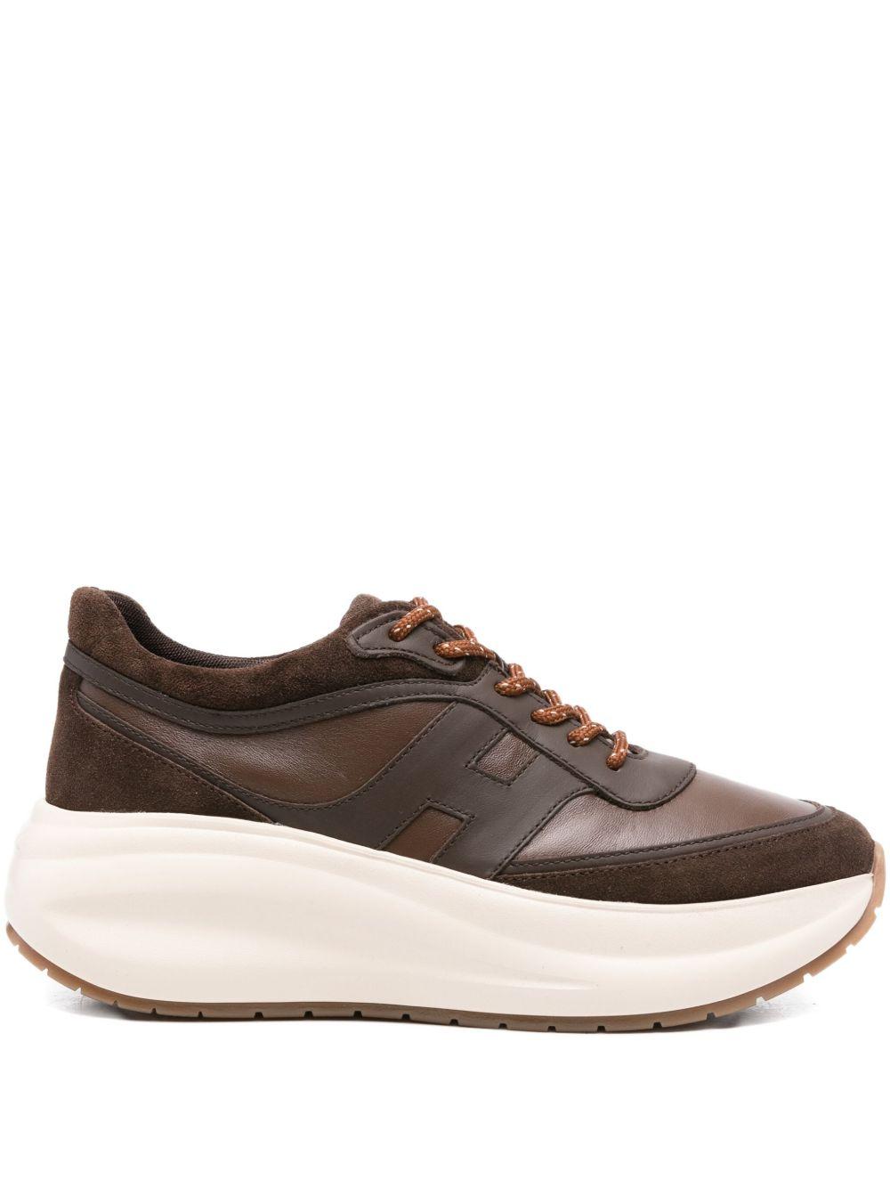HOGAN Sneakers con inserti in suede