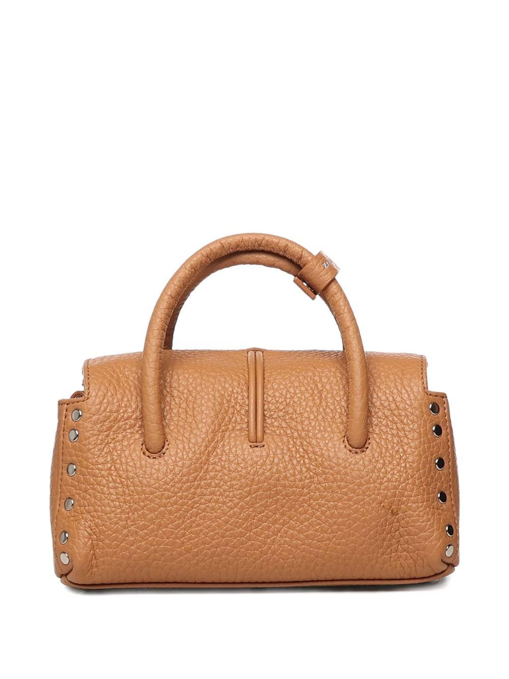ZANELLATO Borsa tote Dotta Small in pelle marrone