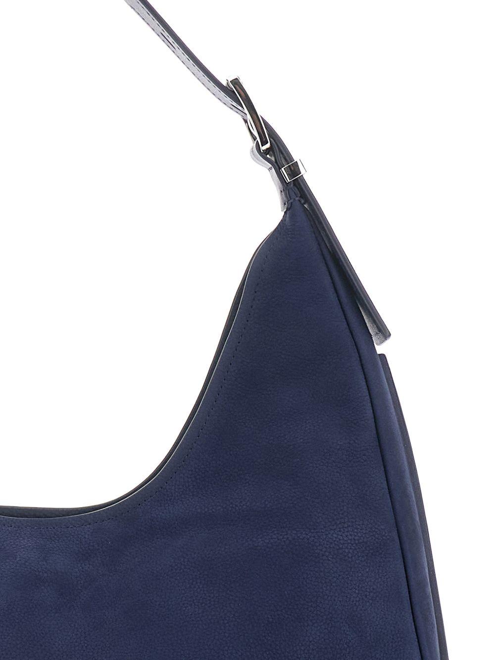 MICHAEL KORS Borsa a spalla blu notte con logo