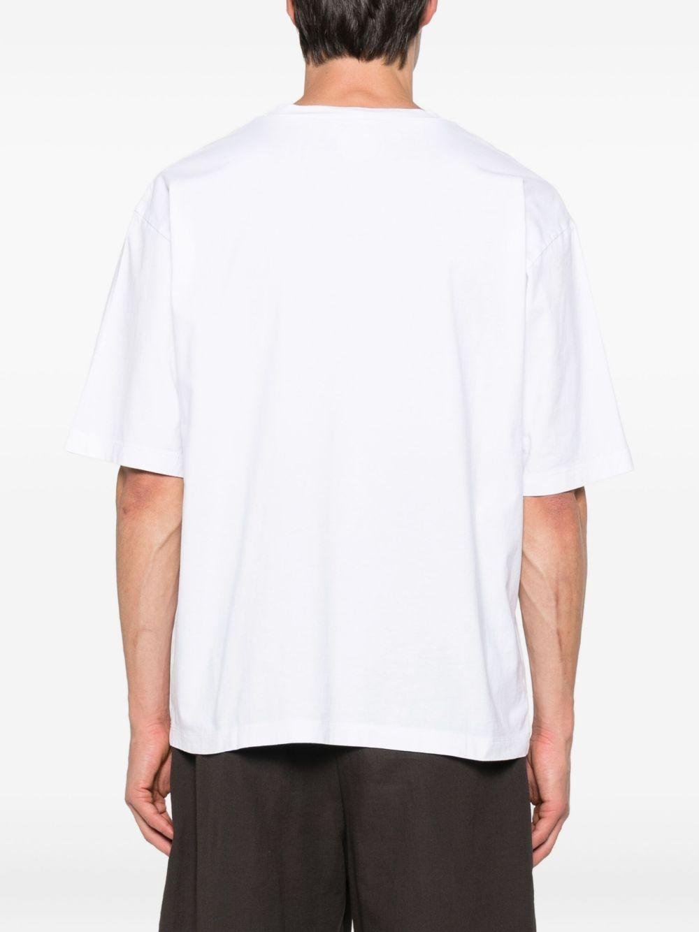 DSQUARED2 T-shirt in cotone bianco con logo