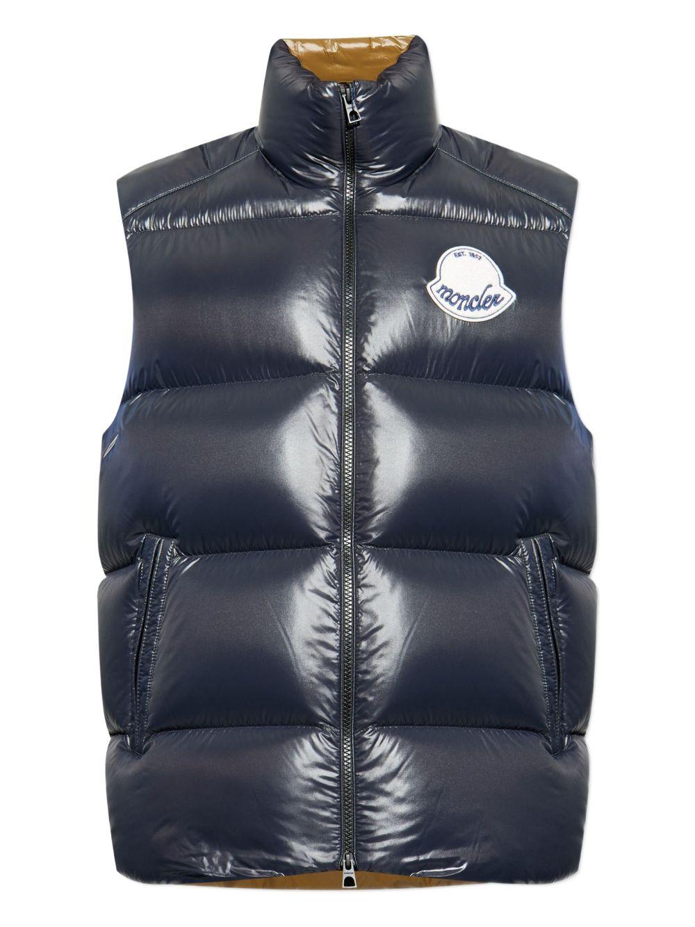 MONCLER Gilet imbottito con logo
